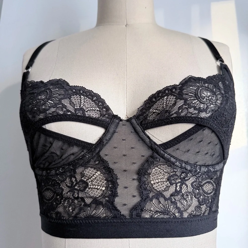 Thistle and Spire Brighton Lace Bustier Bra - Picture 8 of 9